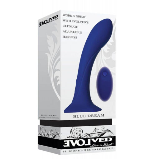 Vibrator cu Ventuza Blue Dream