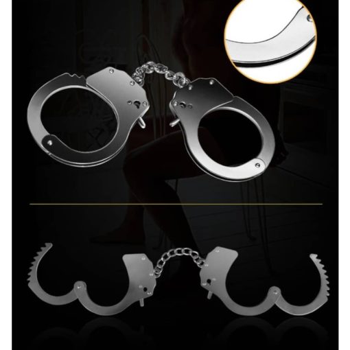 Catușe Fetish Pleasure Metal Hand Cuffs