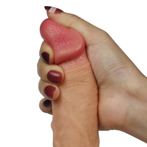 Dildo Realistic Dual Layered Silicone 21 cm