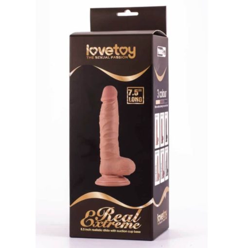 Dildo Realistic cu Ventuza Real Extreme 19 cm