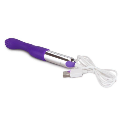 Glont Vibrator Rechargeable IJOY Versatile Tickler Purple - imagine 4