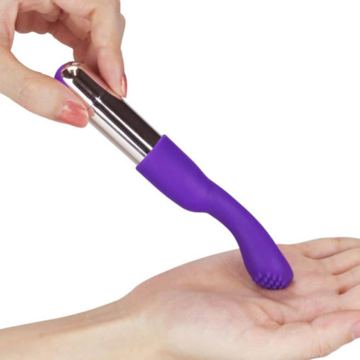 Glont Vibrator Rechargeable IJOY Versatile Tickler Purple - imagine 3