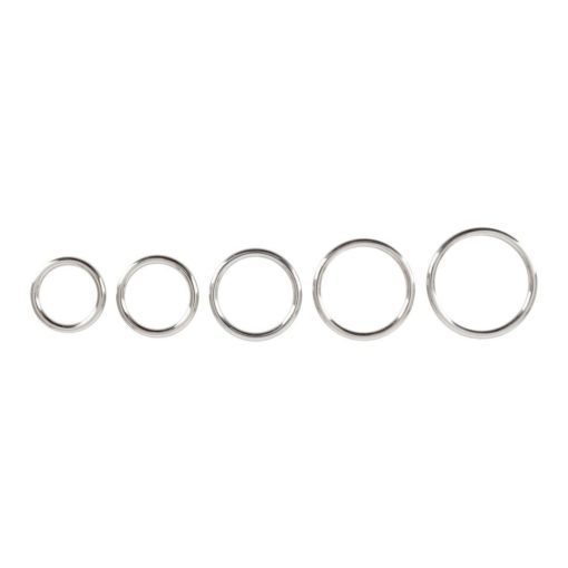 Bad Kitty Set of 5 Metal Rings
