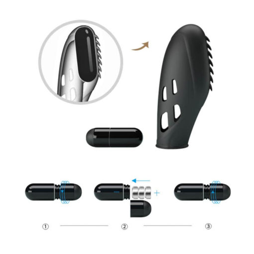 Stimulator clitoris Pretty Love Gilo Black - imagine 4
