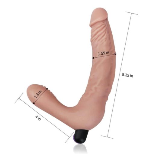 Strap On Realistic Rechargeable iJOY pentru Cupluri 20 cm