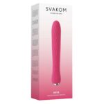 Vibrator cu Incalzire Svakom Anya Plum Red