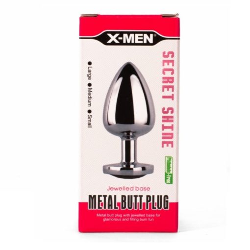 Butt Plug X-MEN Secret Shade Metal M