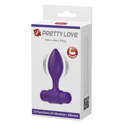 Butt Plug cu Vibratii Pretty Love Vibra Purple 2