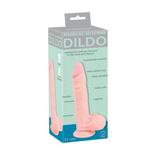 Dildo cu Ventuza Medical Silicone