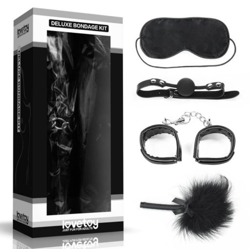 Set Fetish Deluxe Bondage Kit Black