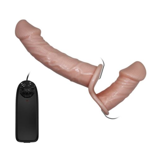 Strapon Dublu cu vibratii Ultra Passionate Harness jucarii sex