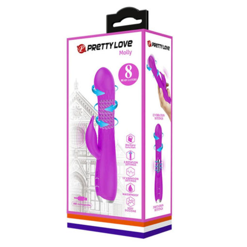 Vibrator Rabbit Pretty Love Molly Purple