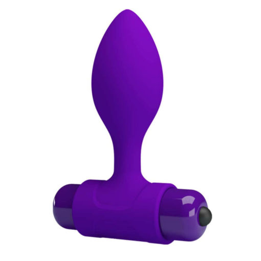 Butt Plug cu Vibratii Pretty Love Vibra Purple - imagine 3