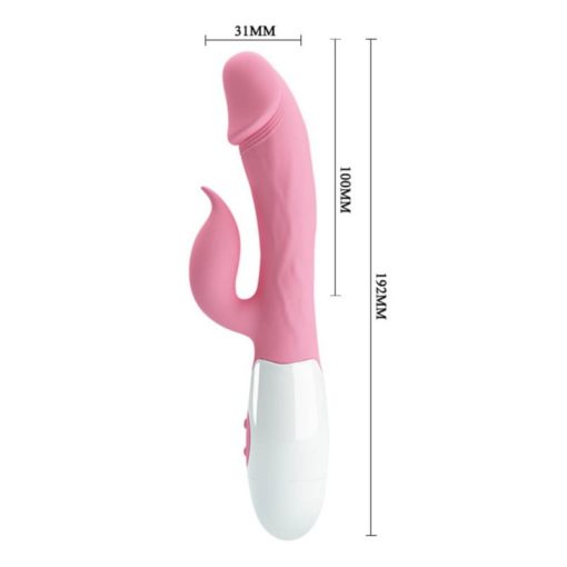 Vibrator Rabbit Pretty Love Peter Baby Pink sex shop