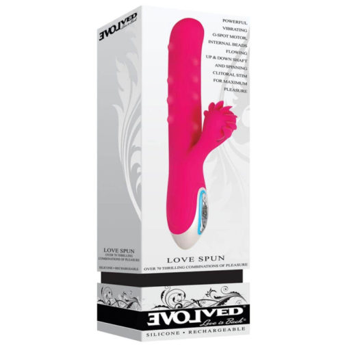 Vibrator Rabbit cu Rotatii Love Spun