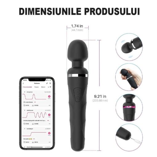 Vibrator SMART Pentru Masaj Domi 2 Lovense Bluetooth Control Free App