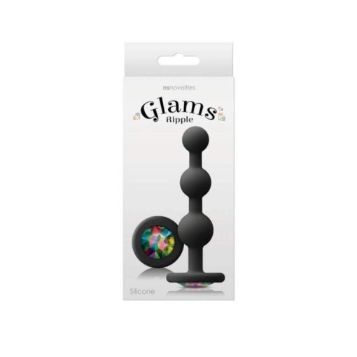 Butt plug Ripple Rainbow Gem