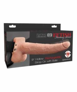 Strap-on-Reincalcabil-cu-Testicule-9-Inch-ambalaj