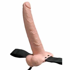 Strap-on Reincarcabil cu Testicule 9 Inch 1