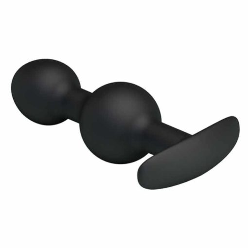 Butt-Plug-Anal-cu-Bile-Silicon-negru