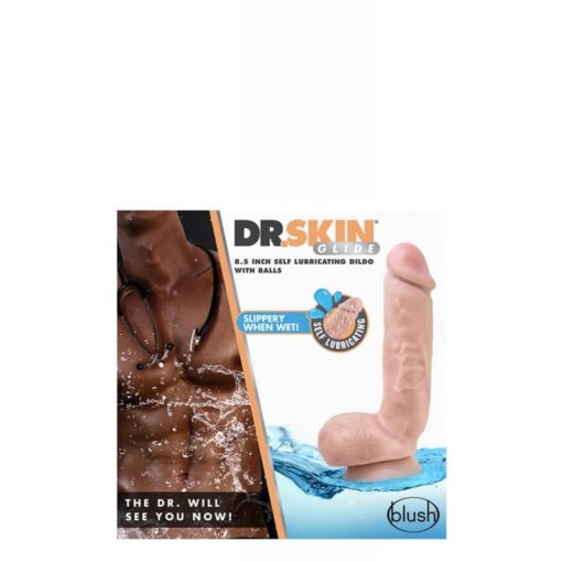 Dildo cu Ventuza si Testicule Dr. Skin - imagine 3