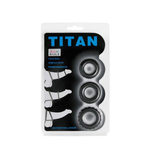 Set Inele Penis Titan 3 in 1