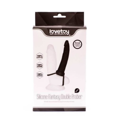 Strap On Silicone Fantasy Double Prober