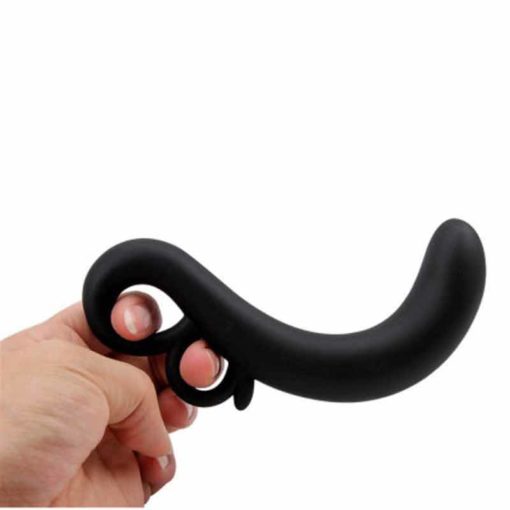Butt Plug Two-Finger Black Mont