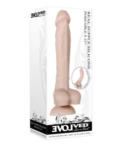 Dildo cu Ventuza Real Supple Silicone