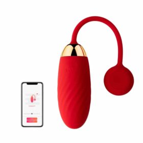 Ou Vibrator App-Controlled Svakom Ella Red 1