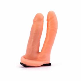 Strap-On Dublu Hollow 6 Inch