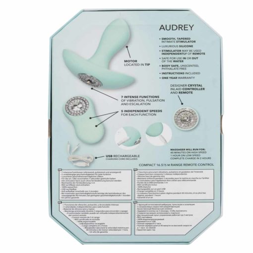 Butt Plug cu Telecomanda Pave Audrey - imagine 3