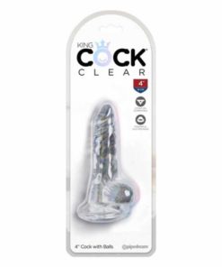 Dildo King Cock Clear 4 inch