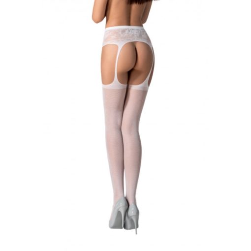 Dresuri Erotice S028 Passion Tights White S-L