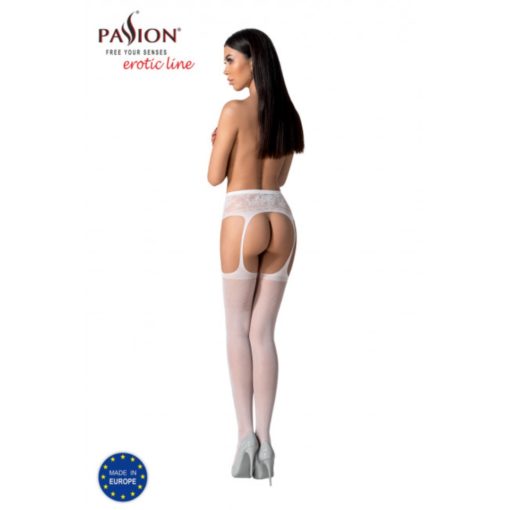 Dresuri Erotice S028 Passion Tights White S-L