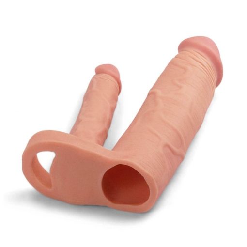 Prelungitor Double Penis Sleeve Lovetoy 20 cm