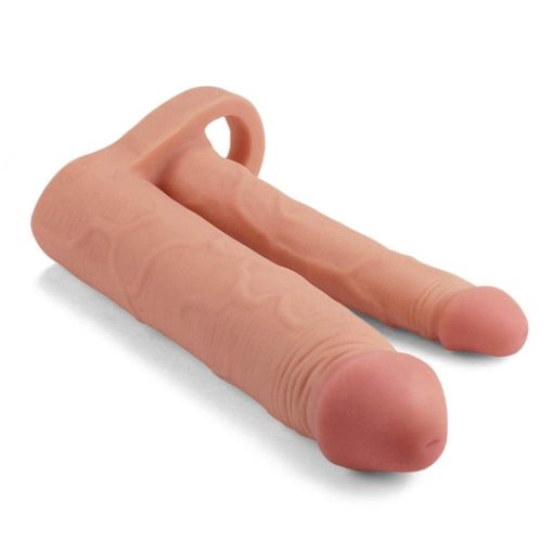 Prelungitor Double Penis Sleeve Lovetoy 20 cm