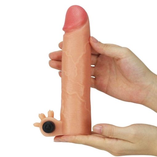 Prelungitor Penis cu Vibratii Silicone Extender