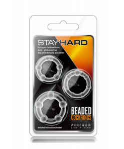 Set Inele Stay Hard Beaded Clear