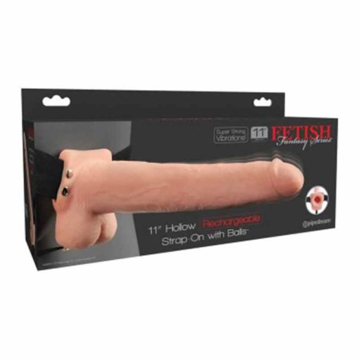 Strap-on Reincarcabil cu Testicule 11 Inch