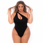 Bodysuit Seamless Of The Wall Negru