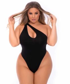 Bodysuit Seamless Of The Wall Negru