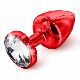 Butt Plug cu Cristale Swarovski DIOGOL RED 1