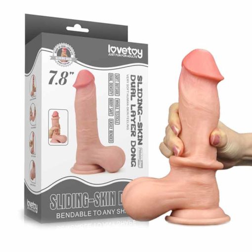Dildo Dual-Layer Love Toy 7.8 Inch