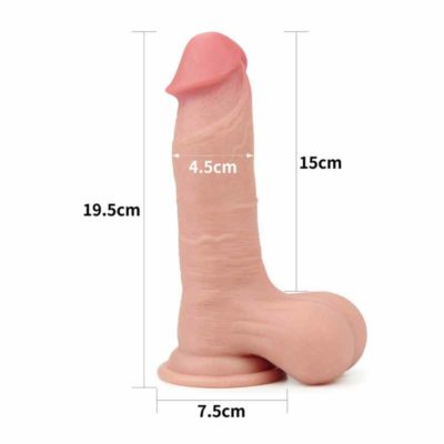 Dildo Dual-Layer Love Toy 7.8 Inch 1