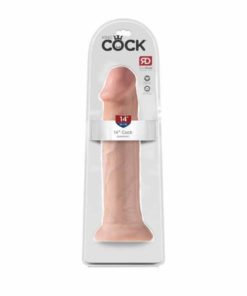 Dildo King Cock 14 Inch Natural