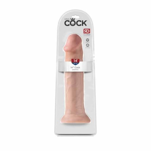 Dildo King Cock 14 Inch Natural