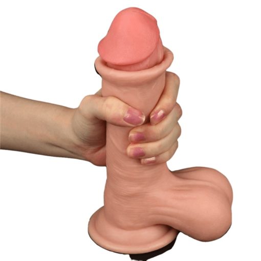 Dildo Realistic Sliding Skin Dual Layer 20 cm