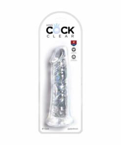 Dildo Translucid King Cock Clear 8Inch