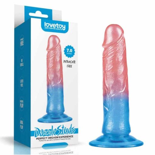 Dildo cu Ventuza 7 Inchi Dazzle Studs